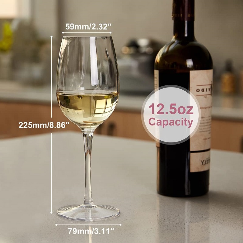ミッキーリーアンブレイカブルプラスチックレッドワイングラス、 - Wine Or Beer のレビューと価格