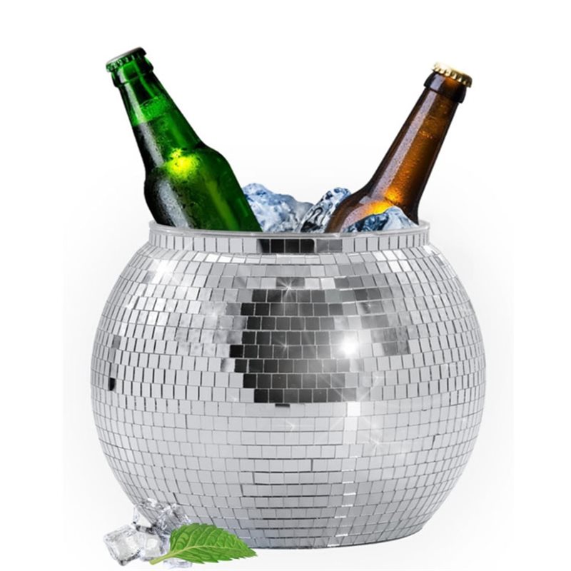GTBL ディスコアイスバケット 8.8インチ シルバーミラ - Ice Bucket Silver のレビューと価格