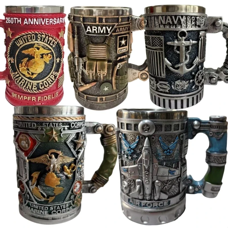 1個 ネイビーカップ 空軍アンカー プレーン ワインマグ レ - Wine Beer Coffee のレビューと価格