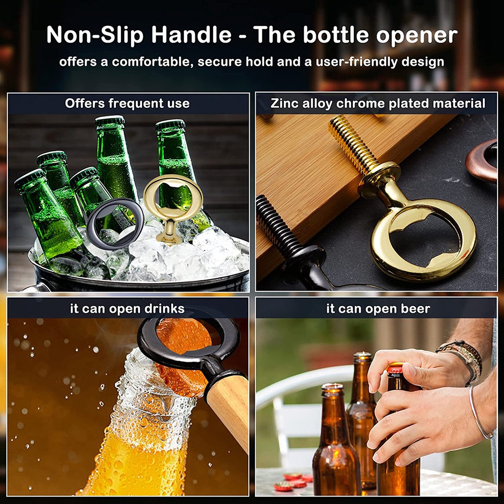 AEE6-7個入りメタルボトルオープナーブランクステンレス鋼 - Beer Wine Kit のレビューと価格