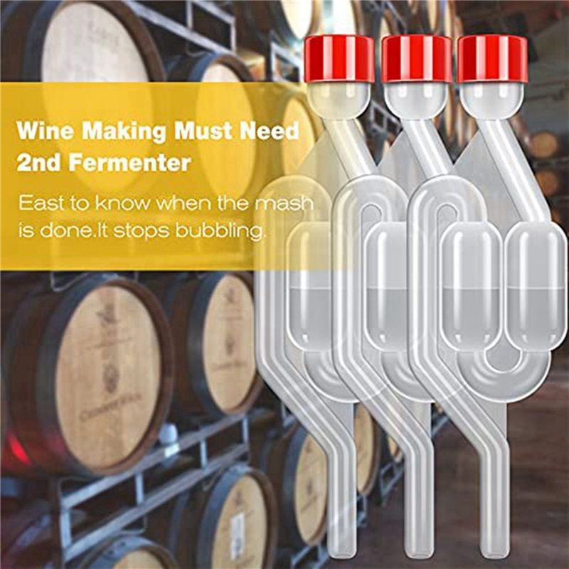 AA81-ブリューエアロックキット、エアロック18個とシーリ - Beer Wine Kit のレビューと価格