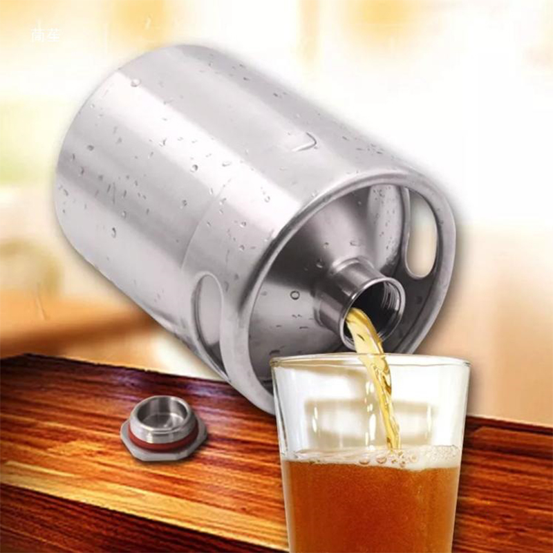 5Lステンレス製ミニビール樽 ポータブル自家製ビールグラウラ - Wine Draft Beer のレビューと価格