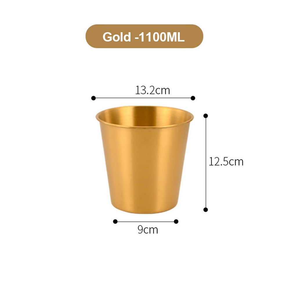 高品質ステンレス製アイスバケツ ゴールド/シルバー 0.7L - Ice Bucket Silver のレビューと価格