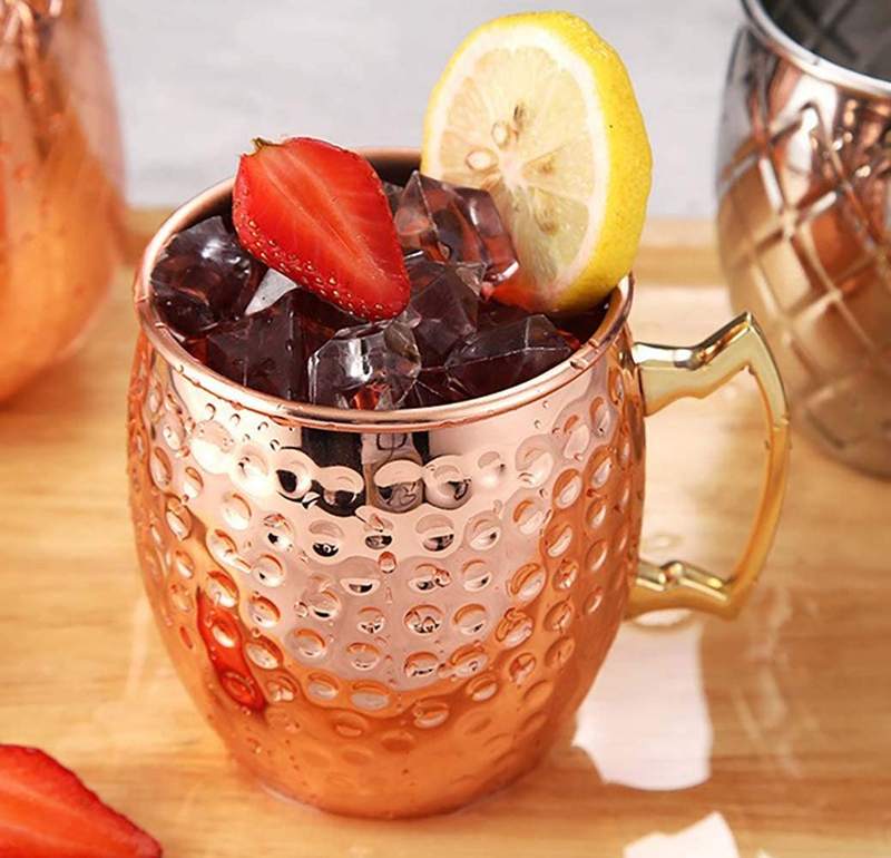 ミュールマグ ステンレス鋼製 ハンマード銅メッキ 多用途ドリ - Wine Beer Coffee のレビューと価格