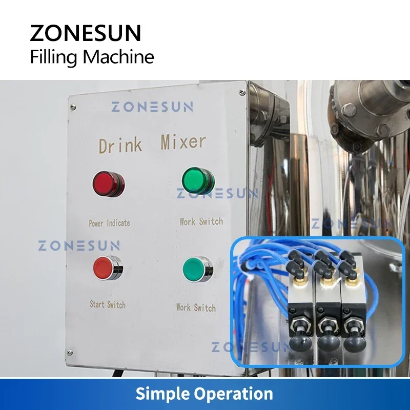 ZONESUN 炭酸飲料等圧充填機 ビール コーラ ソーダ  - Wine In Beer のレビューと価格