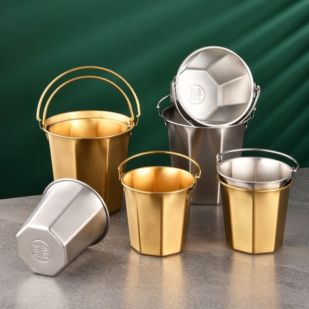 0.7L/1.1L/1.7L容量ミニアイスバケツ 304ステ - Ice Bucket Silver のレビューと価格