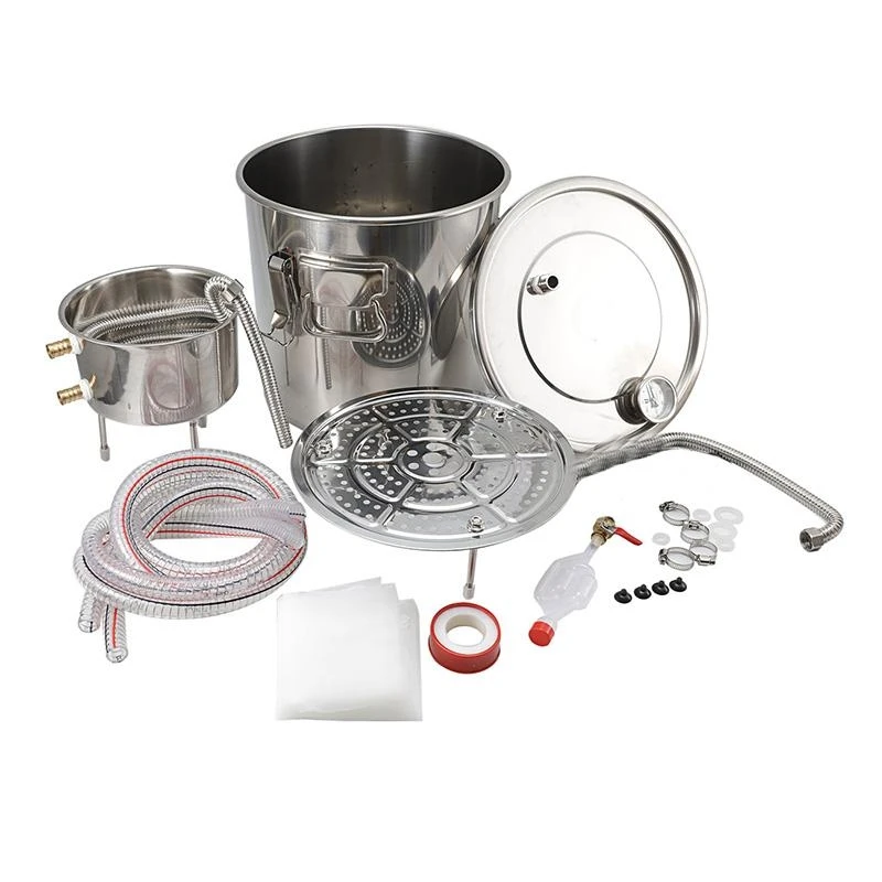 22Lアルコール蒸留器DIY月酒蒸留器ウイスキービールブラン - Beer Wine Kit のレビューと価格