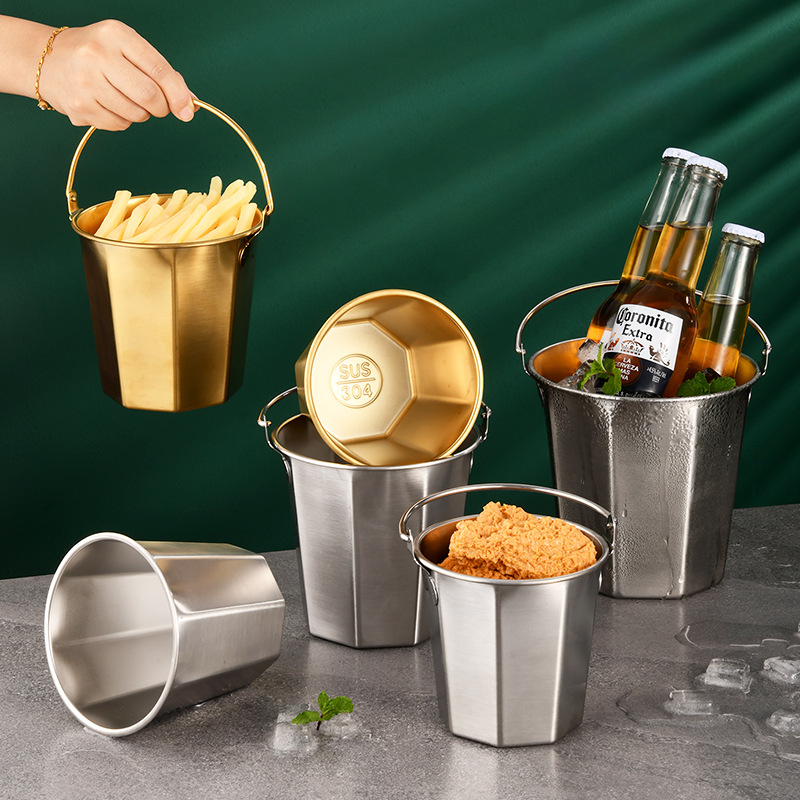 304 ステンレス鋼ミニアイスバケツバー KTV スナックバ - Ice Bucket Silver のレビューと価格