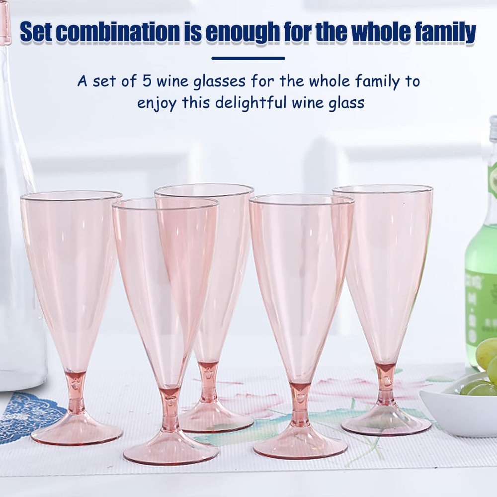 新しいプラスチック製折りたたみ式シャンパンワイングラスセット - Wine Or Beer のレビューと価格