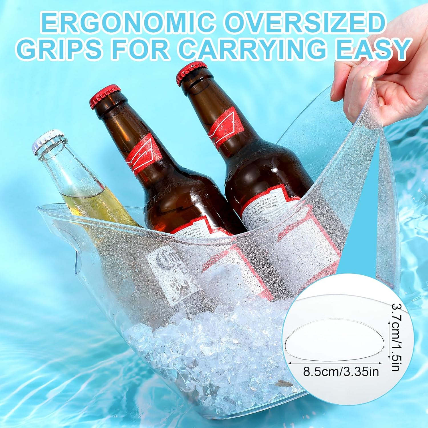 5個入り PET製 割れないアイスバケツ ワインバケツ 透明 - Wine Or Beer のレビューと価格