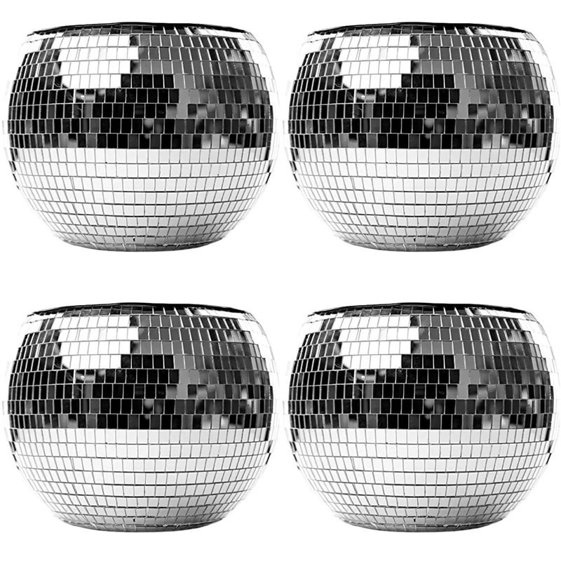 ABVS 4個入り 10インチ ディスコボール アイスバケッ - Ice Bucket Silver のレビューと価格