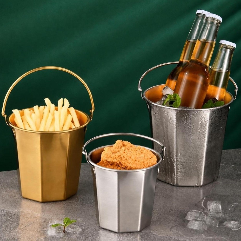 0.7L/1.1L/1.7L容量 ミニアイスバケツ シルバー - Ice Bucket Silver のレビューと価格