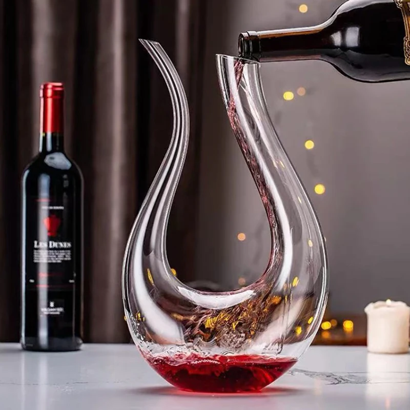 1500 ミリリットルビッグデカンタ手作りクリスタル赤ワイン - Wine Or Beer のレビューと価格
