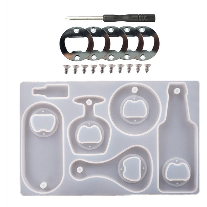 ABYN-ボトルオープナー用樹脂型、ボトルオープナーキーホル - Beer Wine Kit のレビューと価格